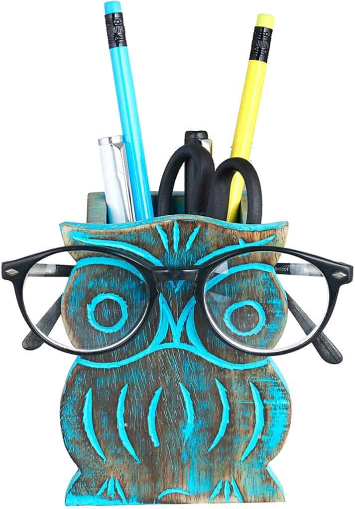 Owl Spectacle Pen Pencil Holder for Work from Home Office Desk