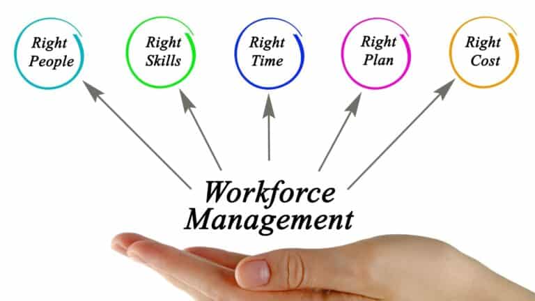 What is a world-class workforce management department in a professional services company?
