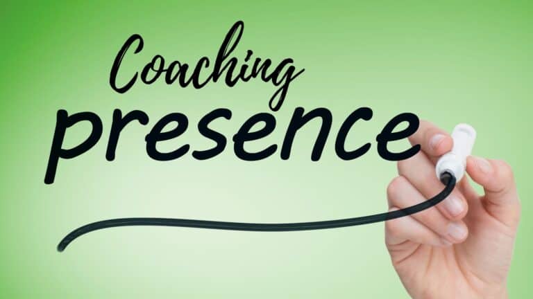 If you aren't present during a coaching session you aren't coaching. You are managing.