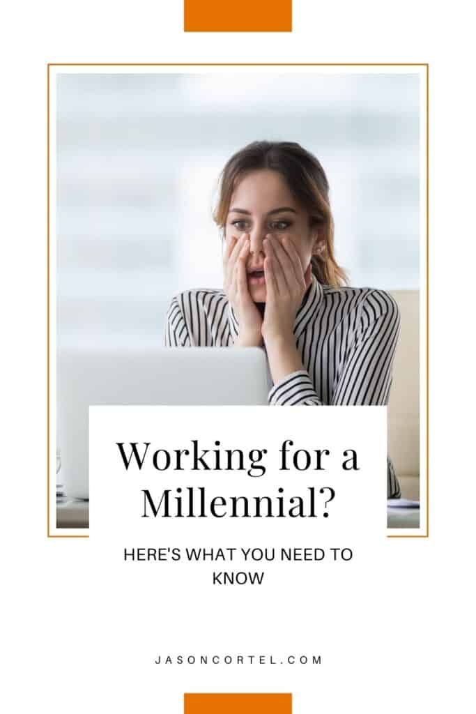 What you need to know when working for a millennial manager.
